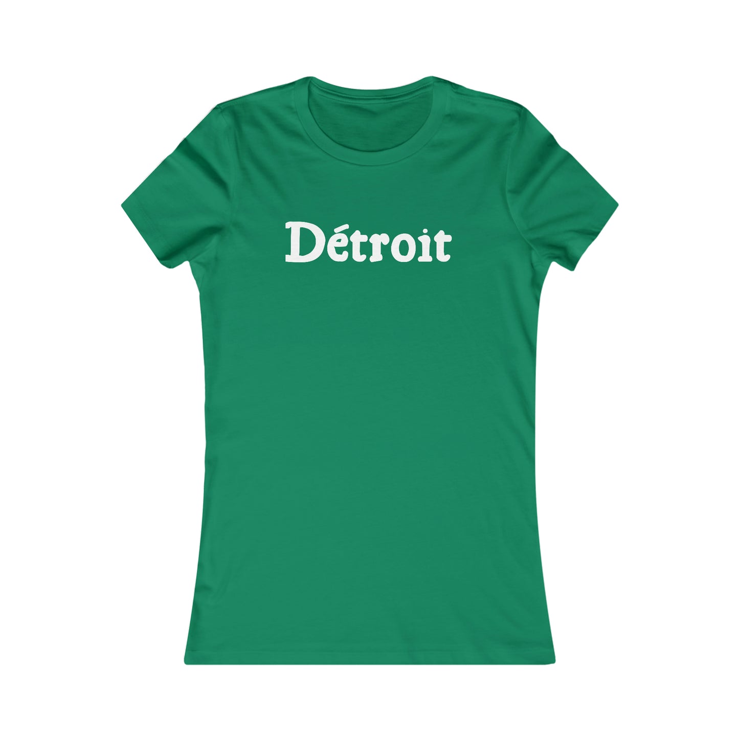 'Détroit' T-Shirt (Old French Font) | Women's Slim Fit