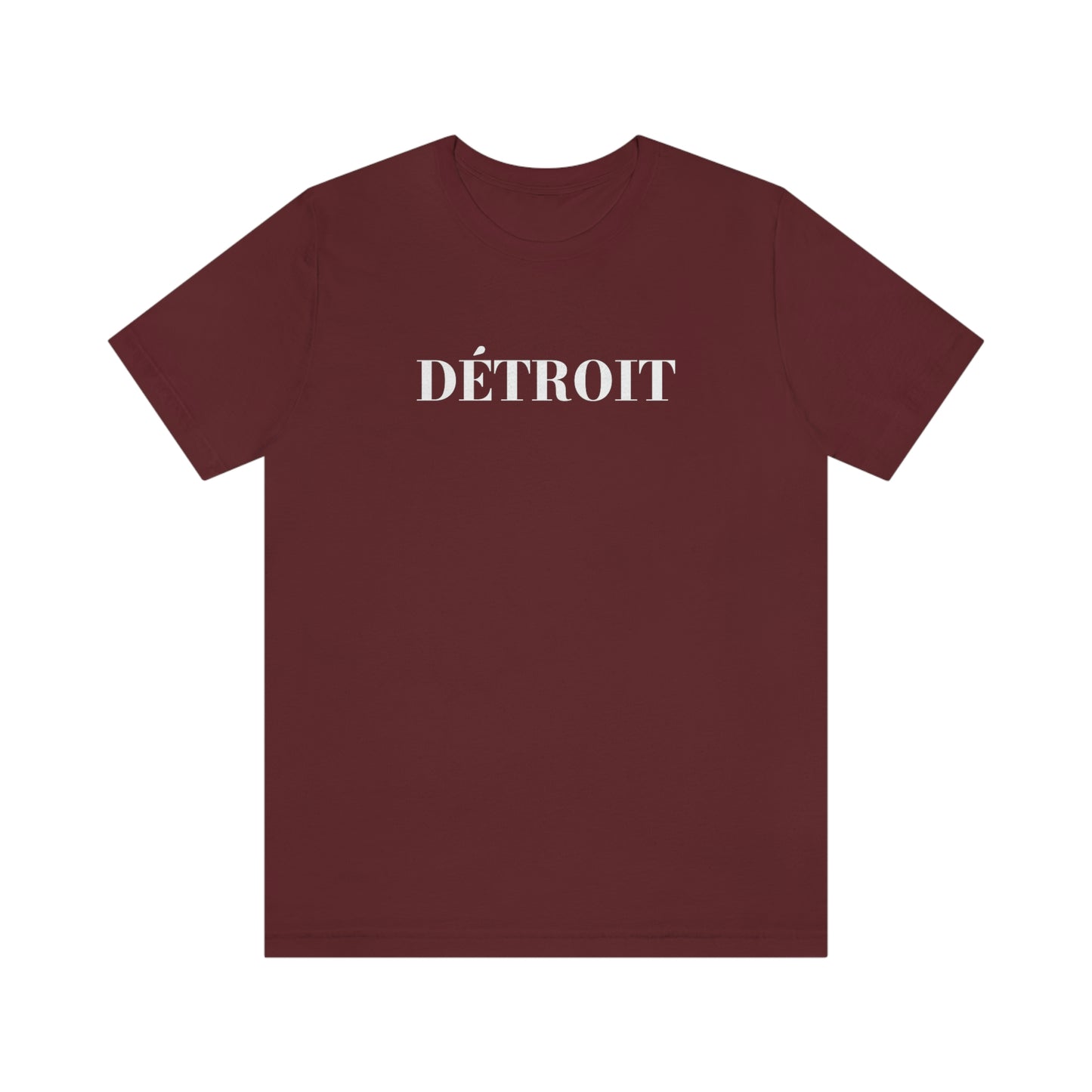 'Détroit' T-Shirt (Didone Font) | Unisex Standard Fit