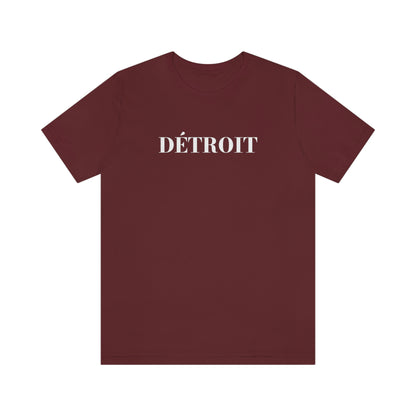 'Détroit' T-Shirt (Didone Font) | Unisex Standard Fit