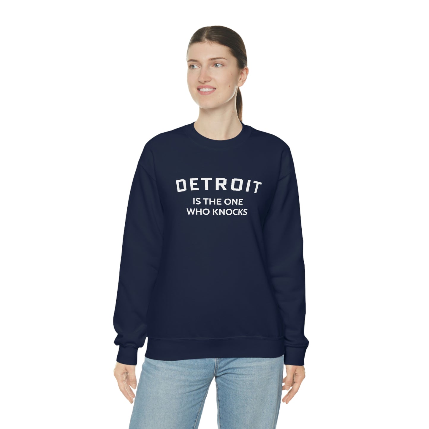 'Detroit is the One Who Knocks' Sweatshirt | Unisex Standard