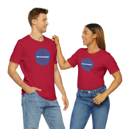 'Michigan' T-Shirt (Retro Airline Parody)  | Unisex Standard Fit