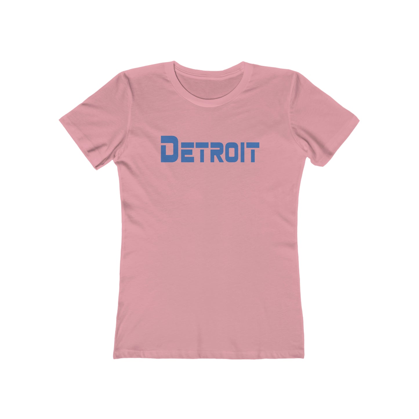 'Detroit' T-Shirt (1980s Sci-Font Font) | Women's Boyfriend Cut