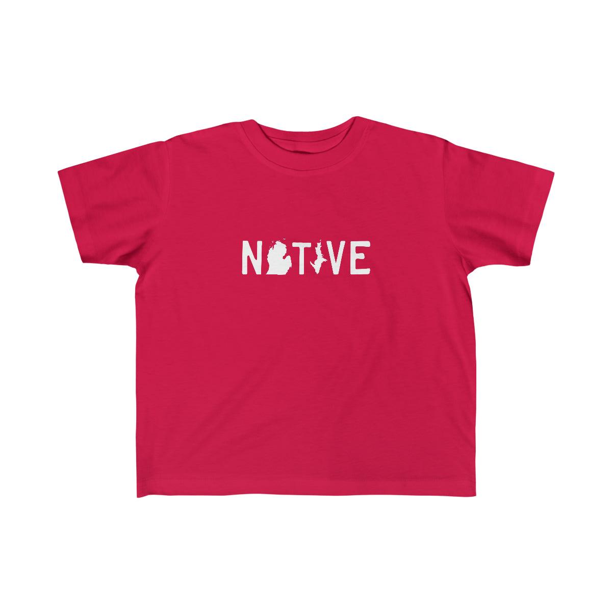 Michigan 'Native' T-Shirt | Toddler Short Sleeve - Circumspice Michigan