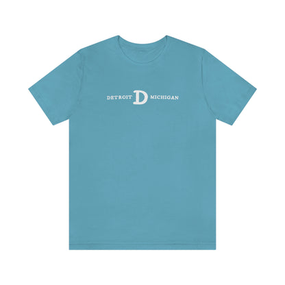 'Detroit Michigan' T-Shirt (w/ Old French D) | Unisex Standard Fit