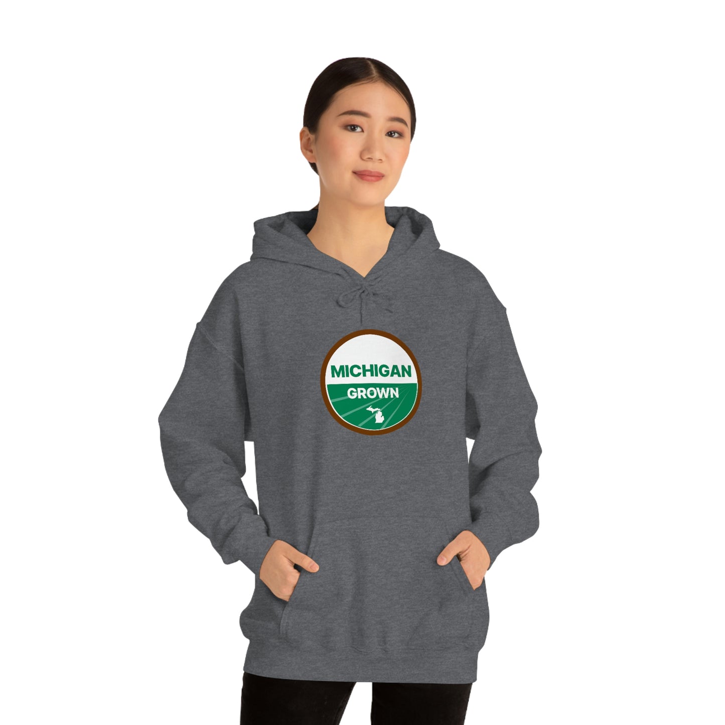 'Michigan Grown' Hoodie (Agricultural Certification Parody) | Unisex Standard