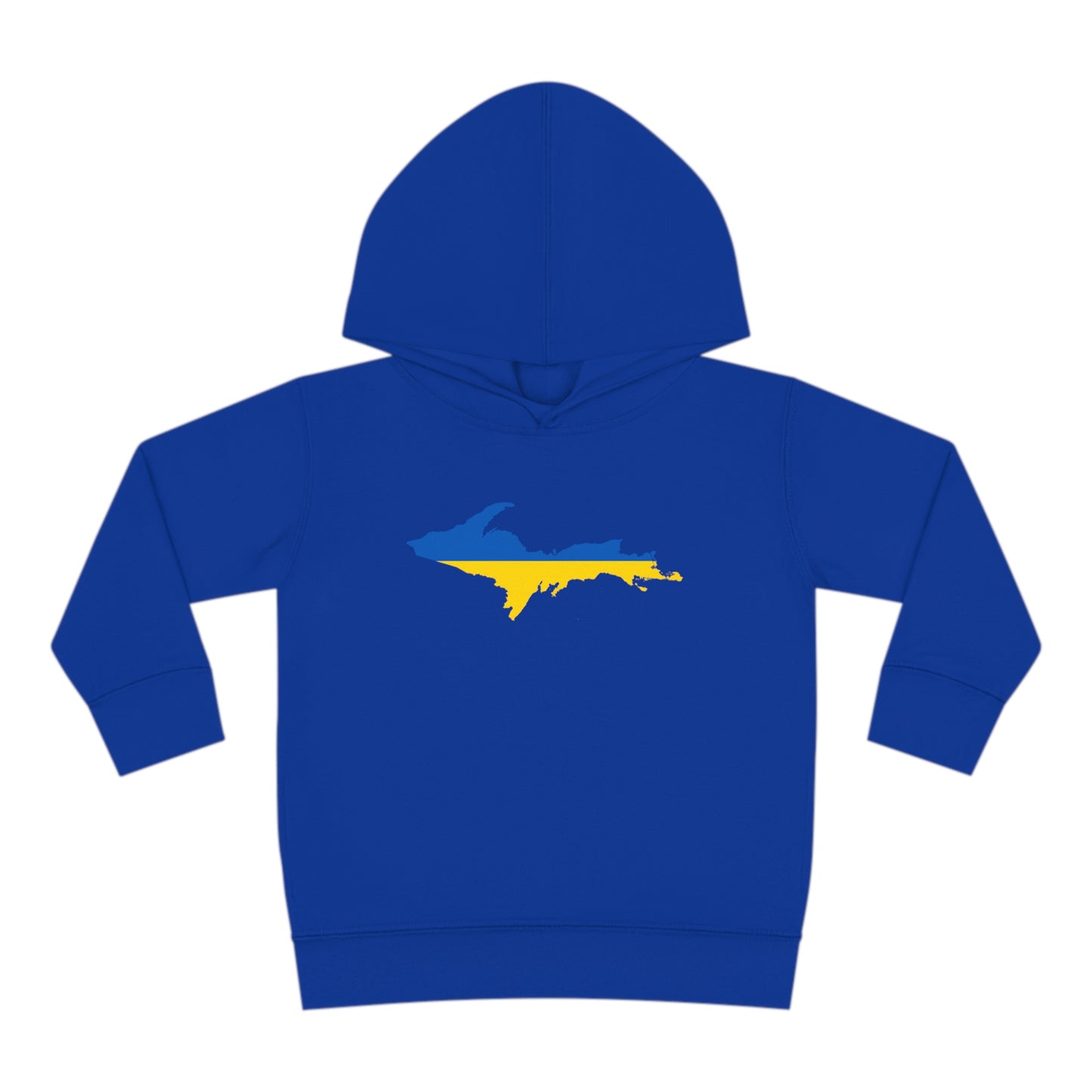 Michigan Upper Peninsula Hoodie (w/ UP Ukraine Flag Outline) | Unisex Toddler