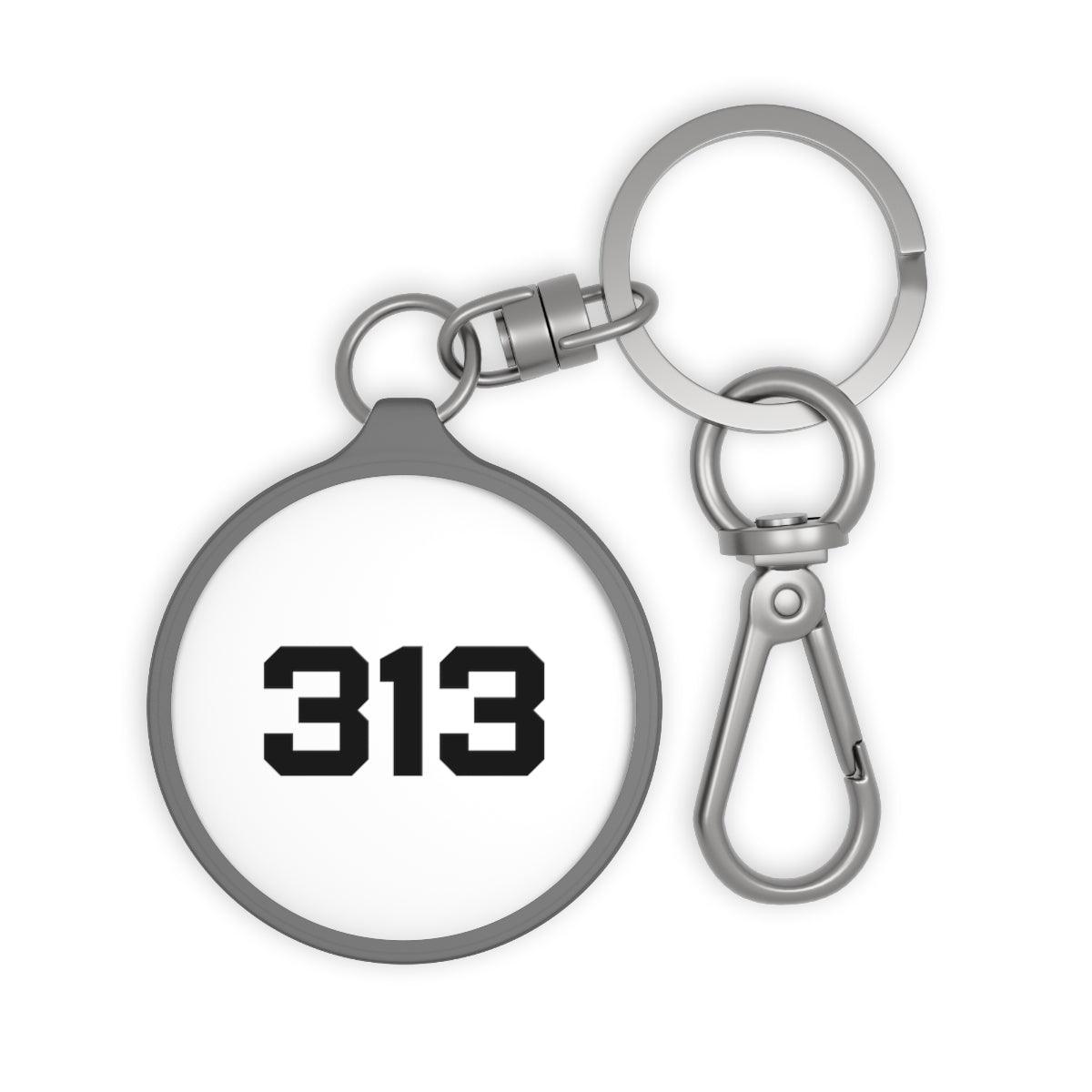 Detroit '313' Keyring - Circumspice Michigan