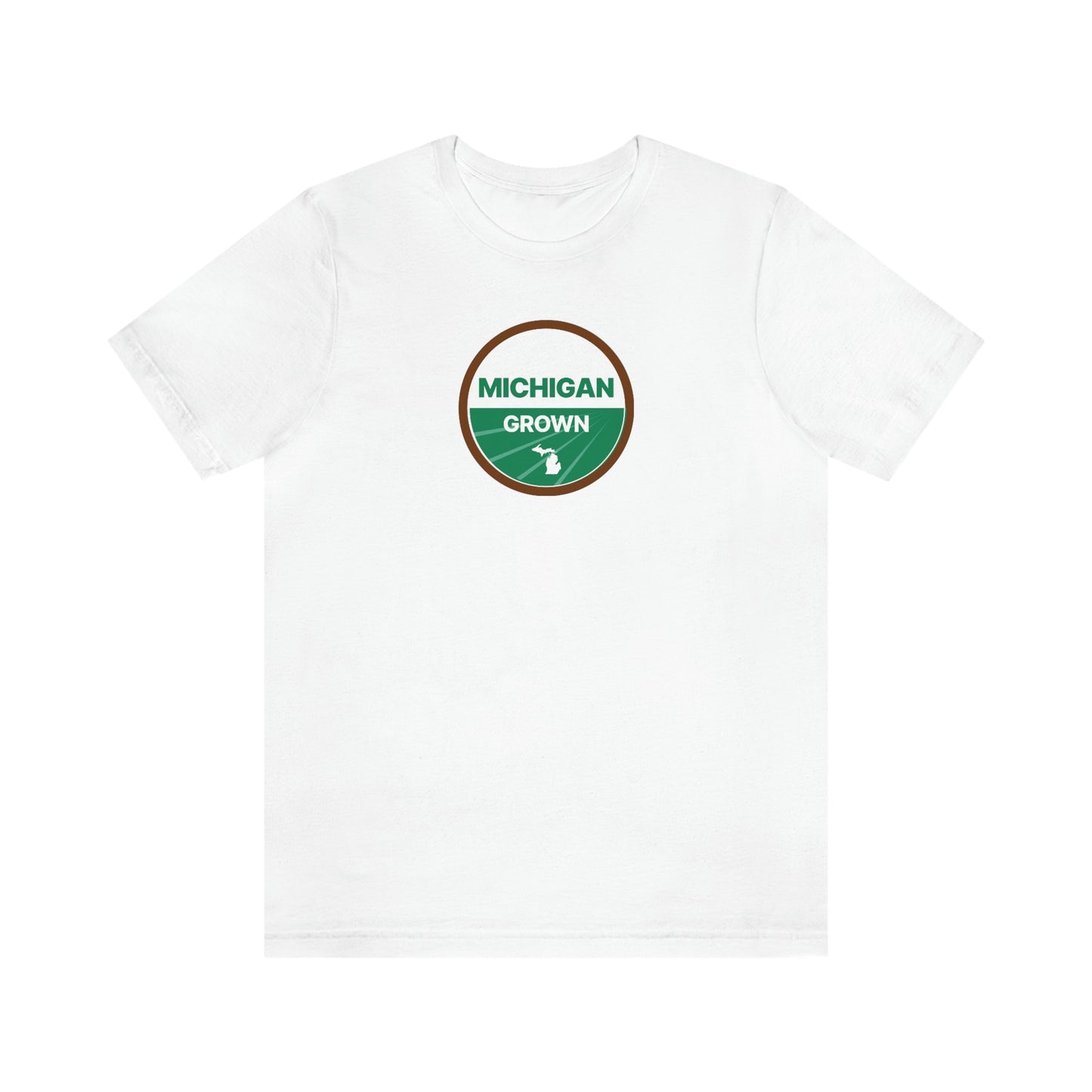 'Michigan Grown' T-Shirt (Agricultural Certification Parody) | Unisex Standard Fit