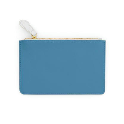 Michigan Upper Peninsula Mini Clutch Bag (Lake Michigan Blue w/ UP Outline)