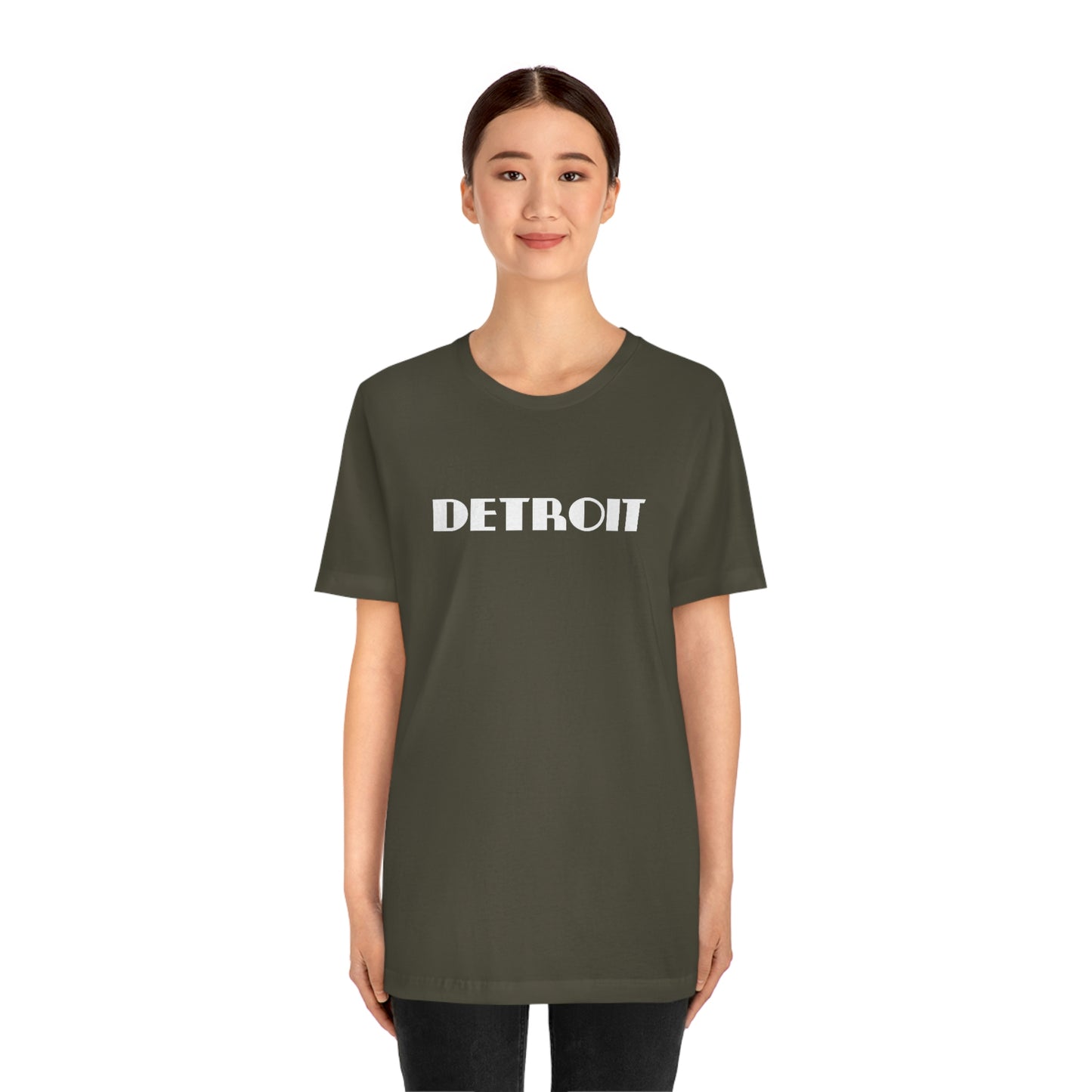 'Detroit' T-Shirt (Art Deco Font) | Unisex Standard Fit