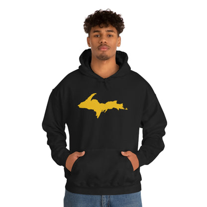 Michigan Upper Peninsula Hoodie (w/ Gold U.P. Outline) | Unisex Standard