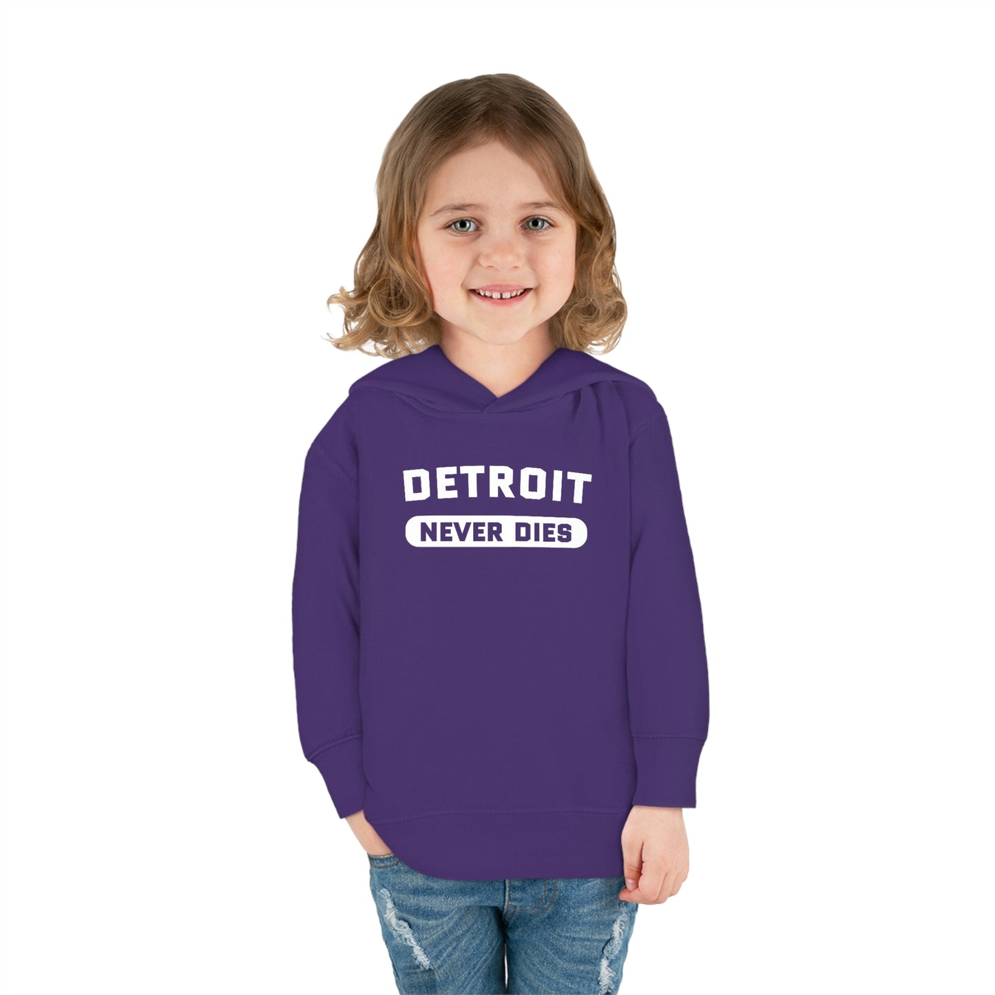 'Detroit Never Dies' Hoodie | Unisex Toddler