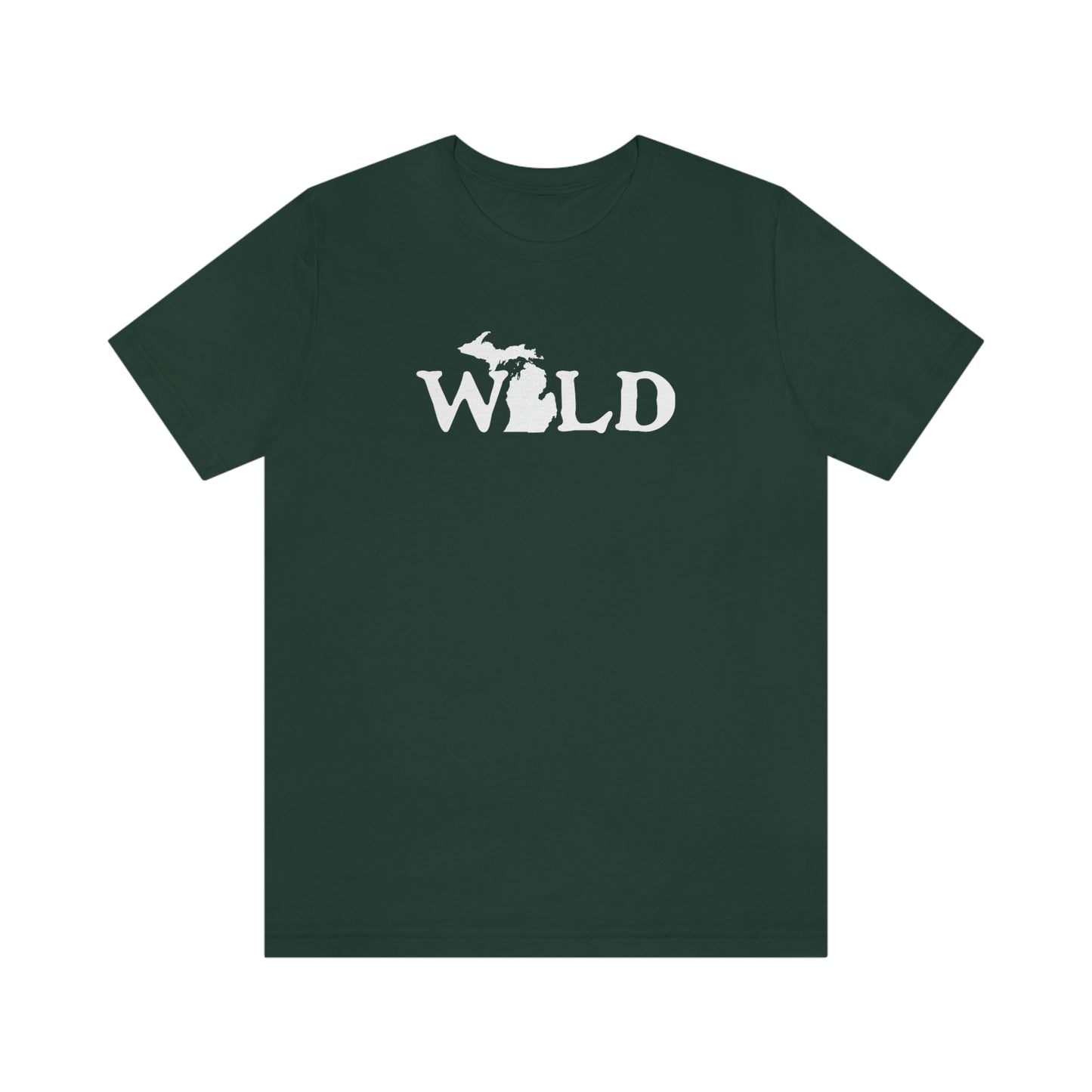 Michigan 'Wild' T-Shirt (Woodcut Font) | Unisex Standard Fit