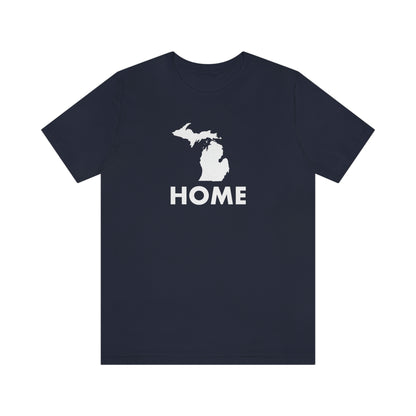 Michigan 'Home' T-Shirt (Geometric Sans Font) | Unisex Standard Fit