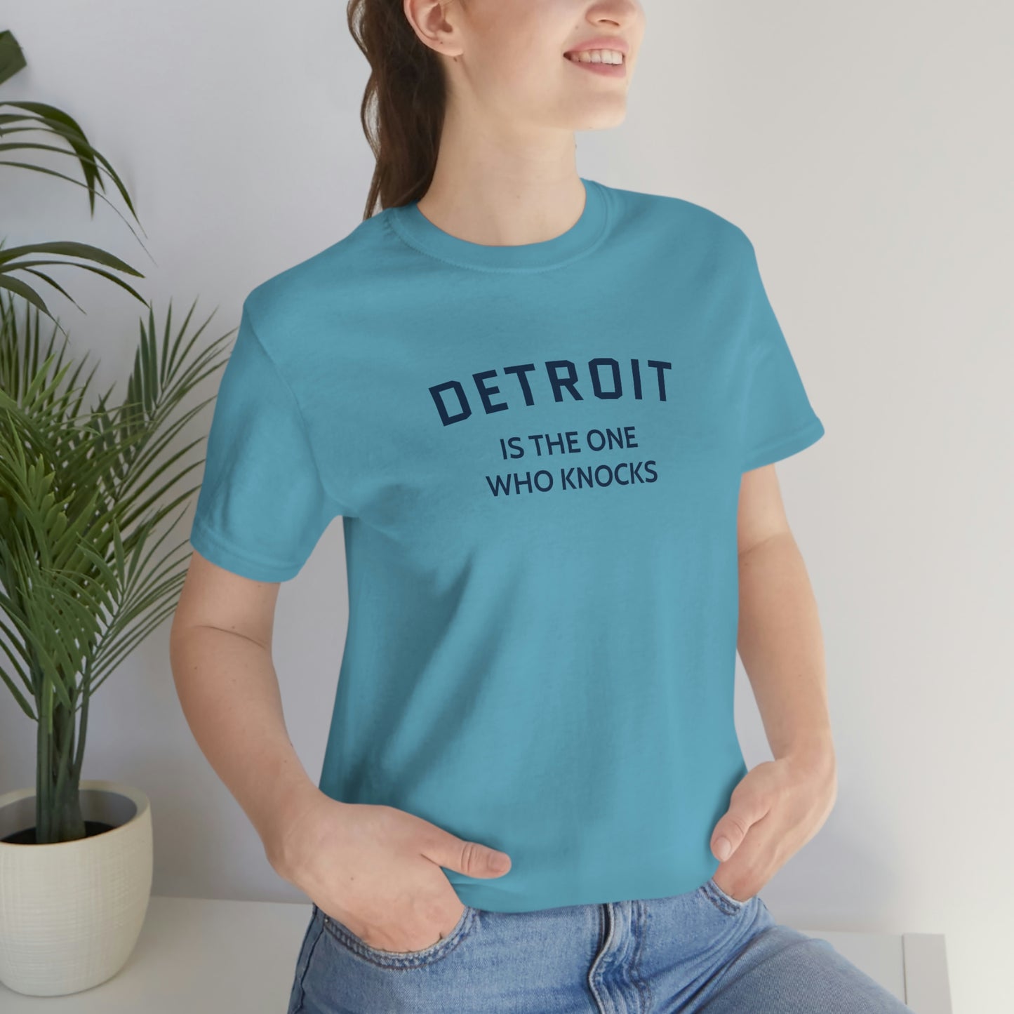 'Detroit is the One Who Knocks' T-Shirt | Unisex Standard Fit