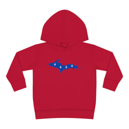 Michigan Upper Peninsula Hoodie (w/ UP Quebec Flag Outline) | Unisex Toddler