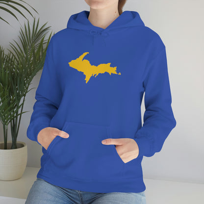 Michigan Upper Peninsula Hoodie (w/ Gold U.P. Outline) | Unisex Standard