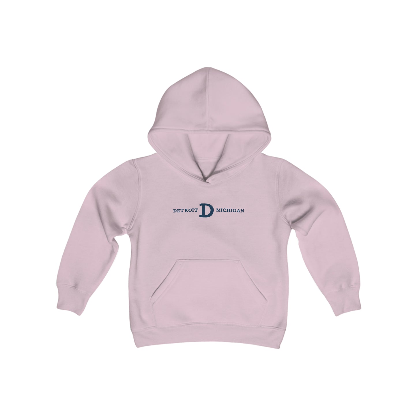 'Detroit Michigan' Hoodie (w/ Old French D) | Unisex Youth