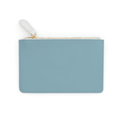 Michigan Upper Peninsula Mini Clutch Bag (Opal Blue w/ UP Ukraine Flag Outline)