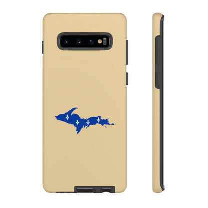 Michigan Upper Peninsula Tough Phone Case (Maple Color w/ UP Quebec Flag Outline) | Samsung & Pixel Android