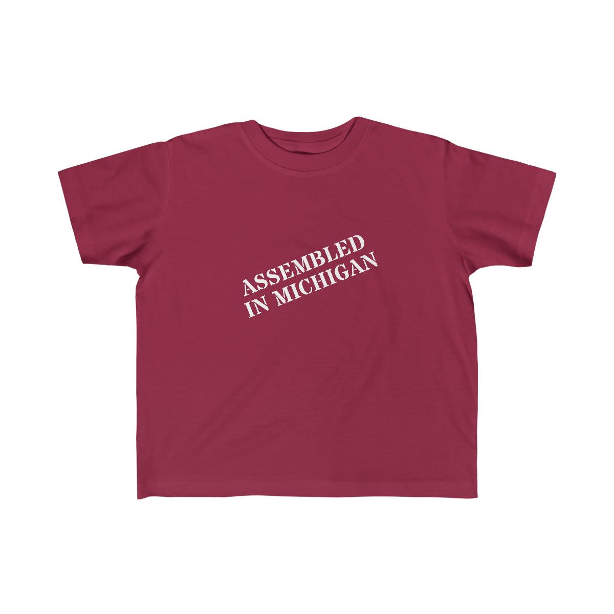 'Assembled in Michigan' T-Shirt | Toddler Short Sleeve - Circumspice Michigan