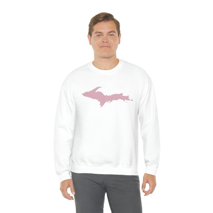 Michigan Upper Peninsula Sweatshirt (w/ Pink UP Outline) | Unisex Standard