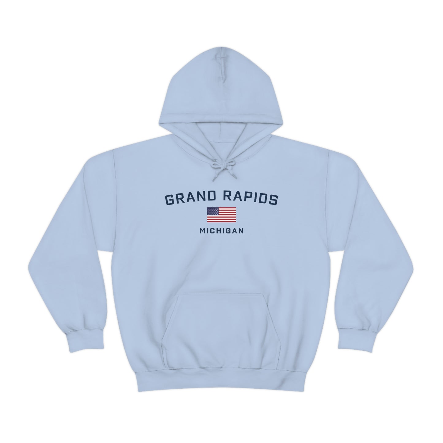 'Grand Rapids Michigan' (w/USA Flag Outline) | Unisex Standard