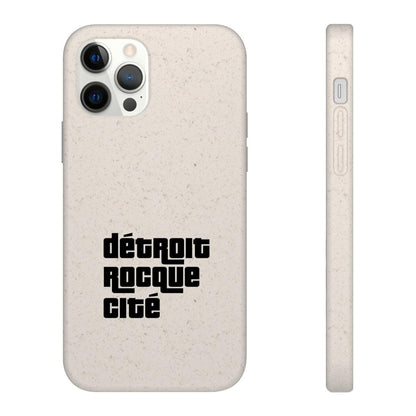 'Détroit Rocque Cité' Phone Cases (1970s Font) | Android & iPhone - Circumspice Michigan