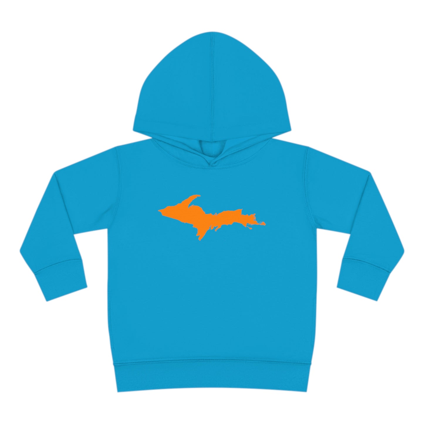 Michigan Upper Peninsula Hoodie (w/ Orange UP Outline) | Unisex Toddler