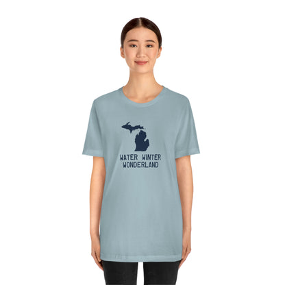 Michigan 'Water Winter Wonderland' T-Shirt | Unisex Standard Fit