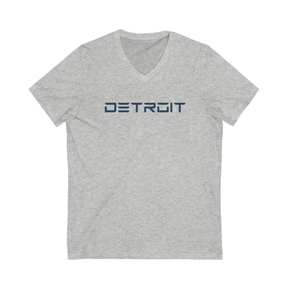 'Detroit' T-Shirt (Electric Font) | Unisex V-Neck