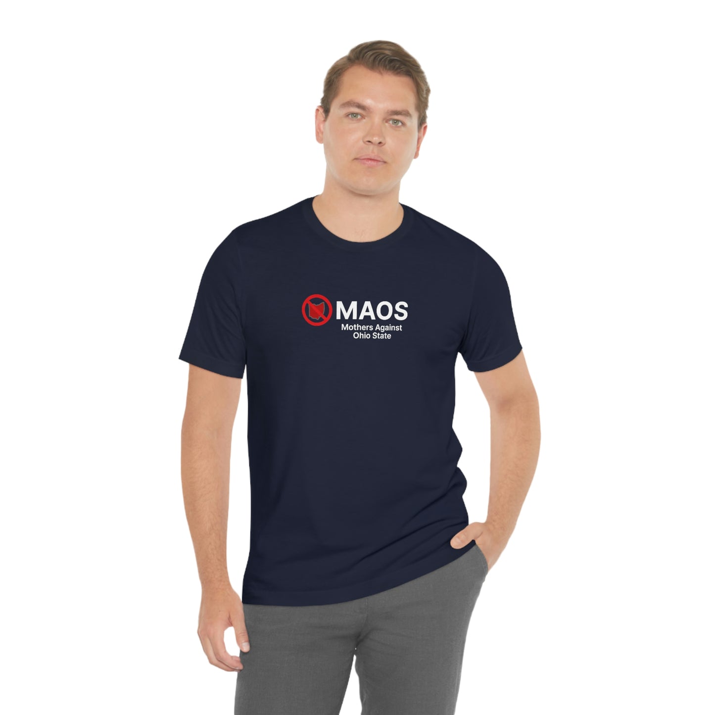 'MAOS Mothers Against Ohio State' T-Shirt | Unisex Standard Fit