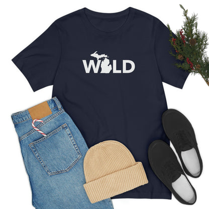 Michigan 'Wild' T-Shirt (Geometric Sans Font) | Unisex Standard Fit