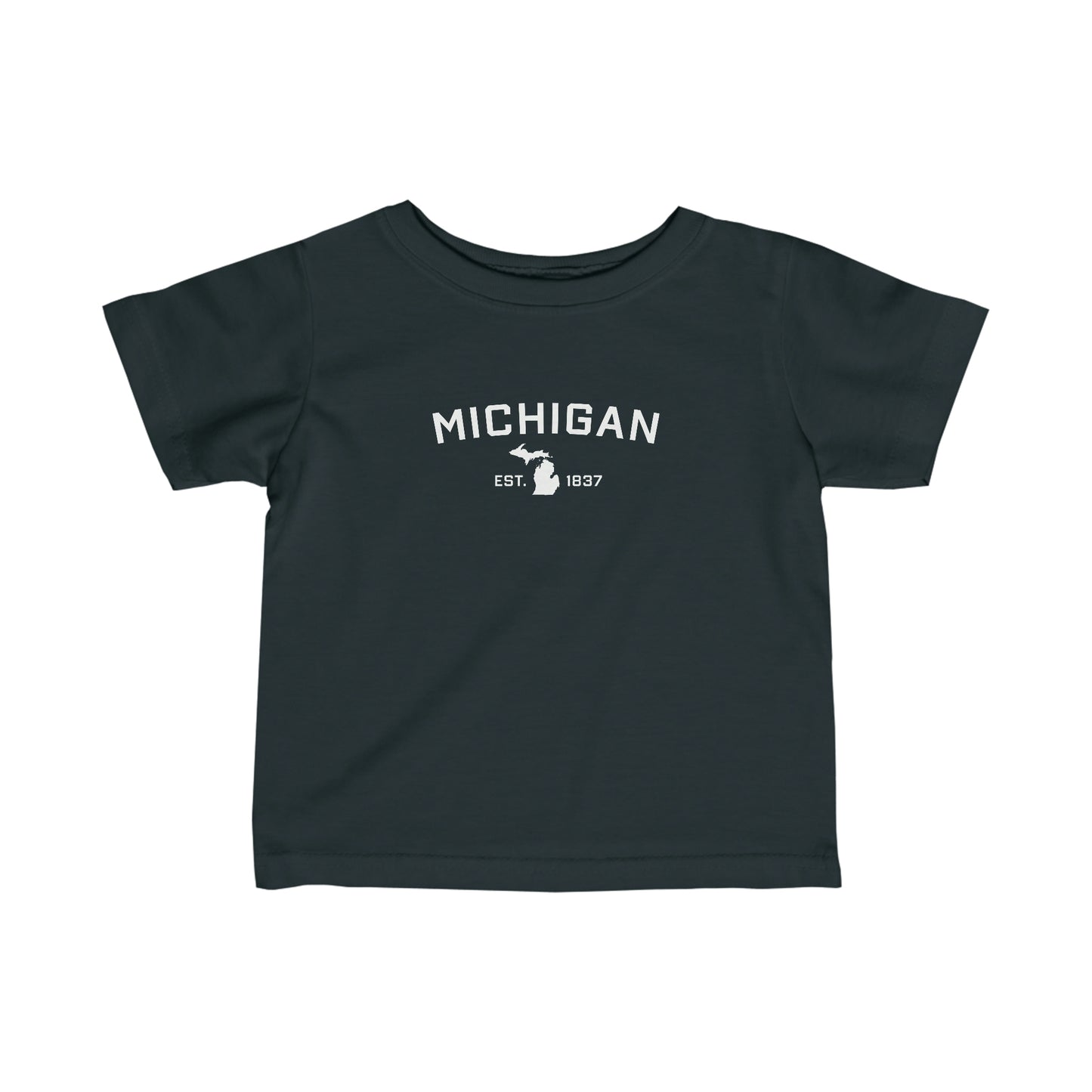 'Michigan EST 1837' T-Shirt |  Infant Short Sleeve