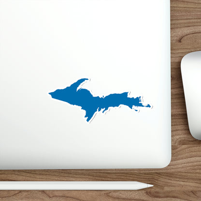 Michigan Upper Peninsula Die Cut Stickers (w/ Azure UP Outline) | Indoor/Outdoor