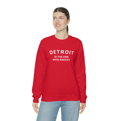 'Detroit is the One Who Knocks' Sweatshirt | Unisex Standard