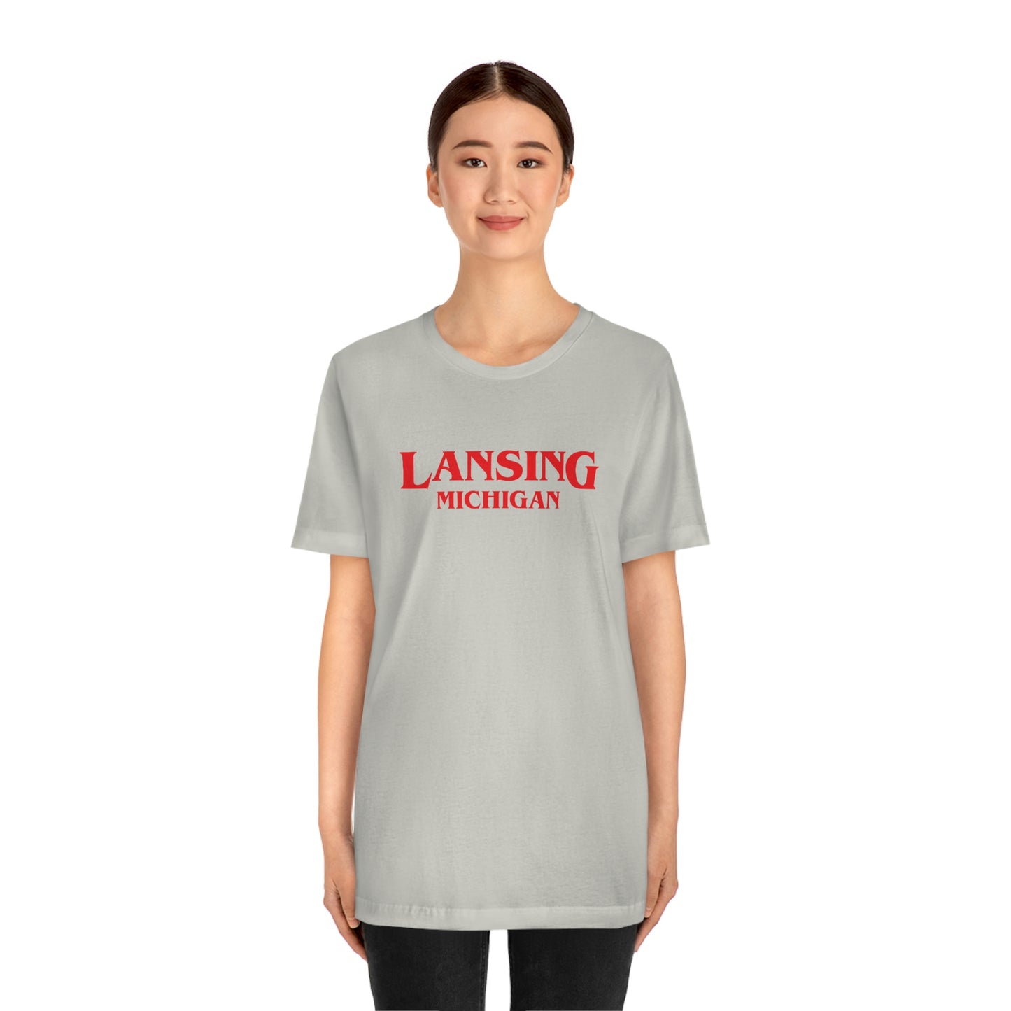 'Lansing Michigan' ' T-Shirt (1980s Drama Parody) | Unisex Standard Fit