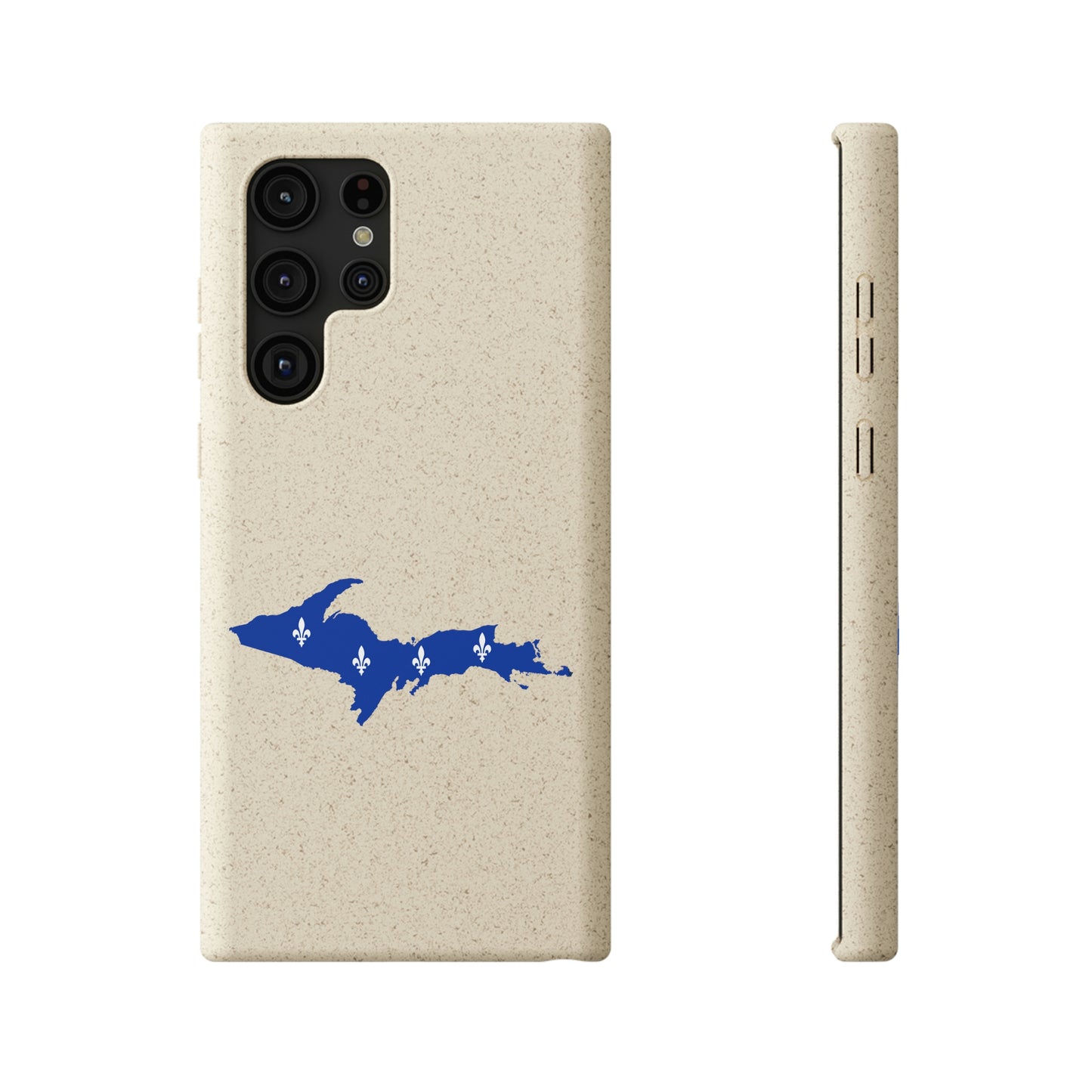 Michigan Upper Peninsula Biodegradable Phone Cases (w/ UP Quebec Flag Outline) | Samsung Android