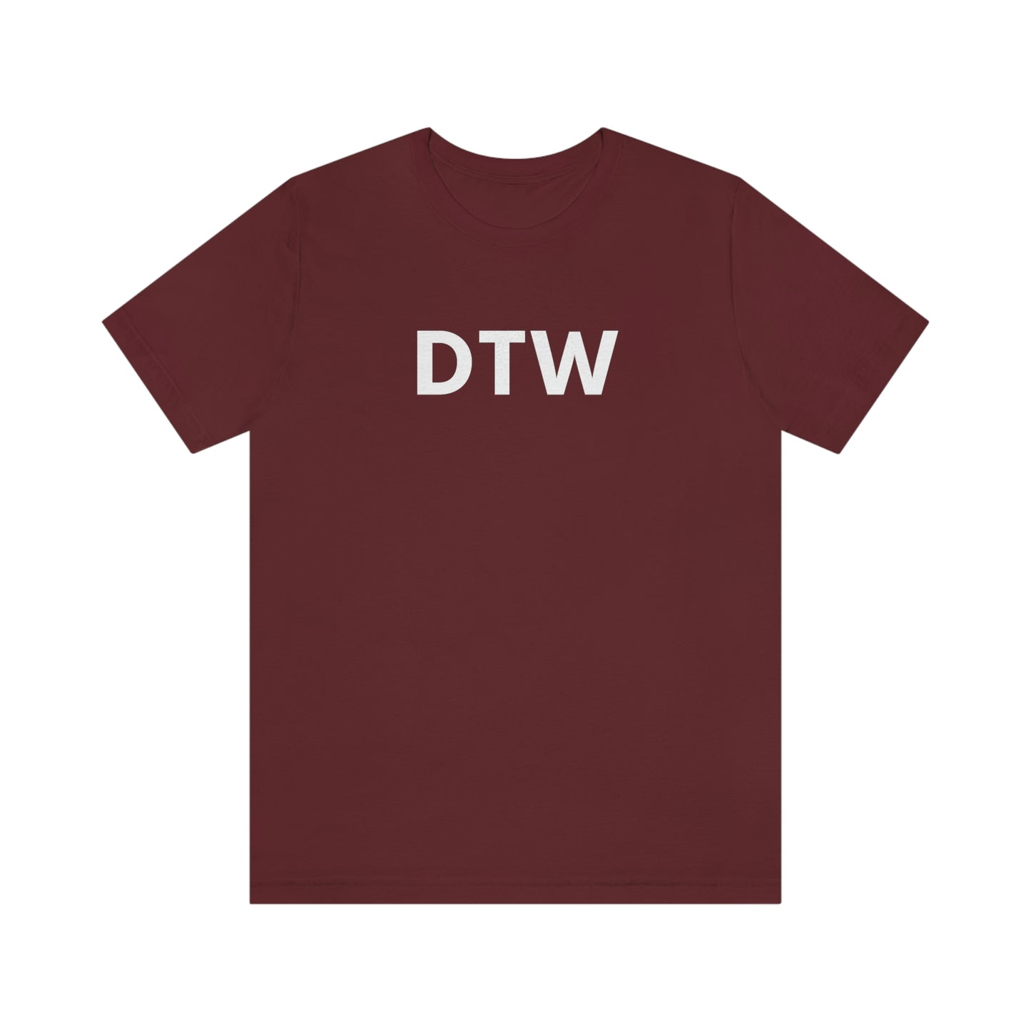 Detroit 'DTW' T-Shirt | Unisex Standard Fit