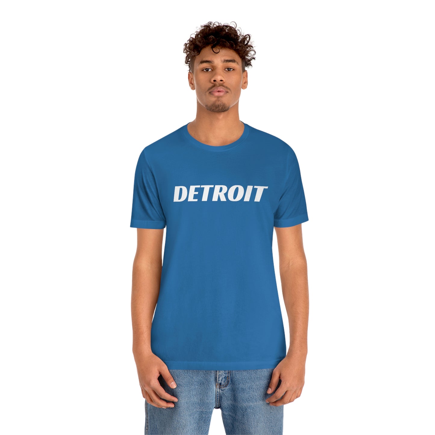 'Detroit' T-Shirt (Racing Font) | Unisex Standard Fit