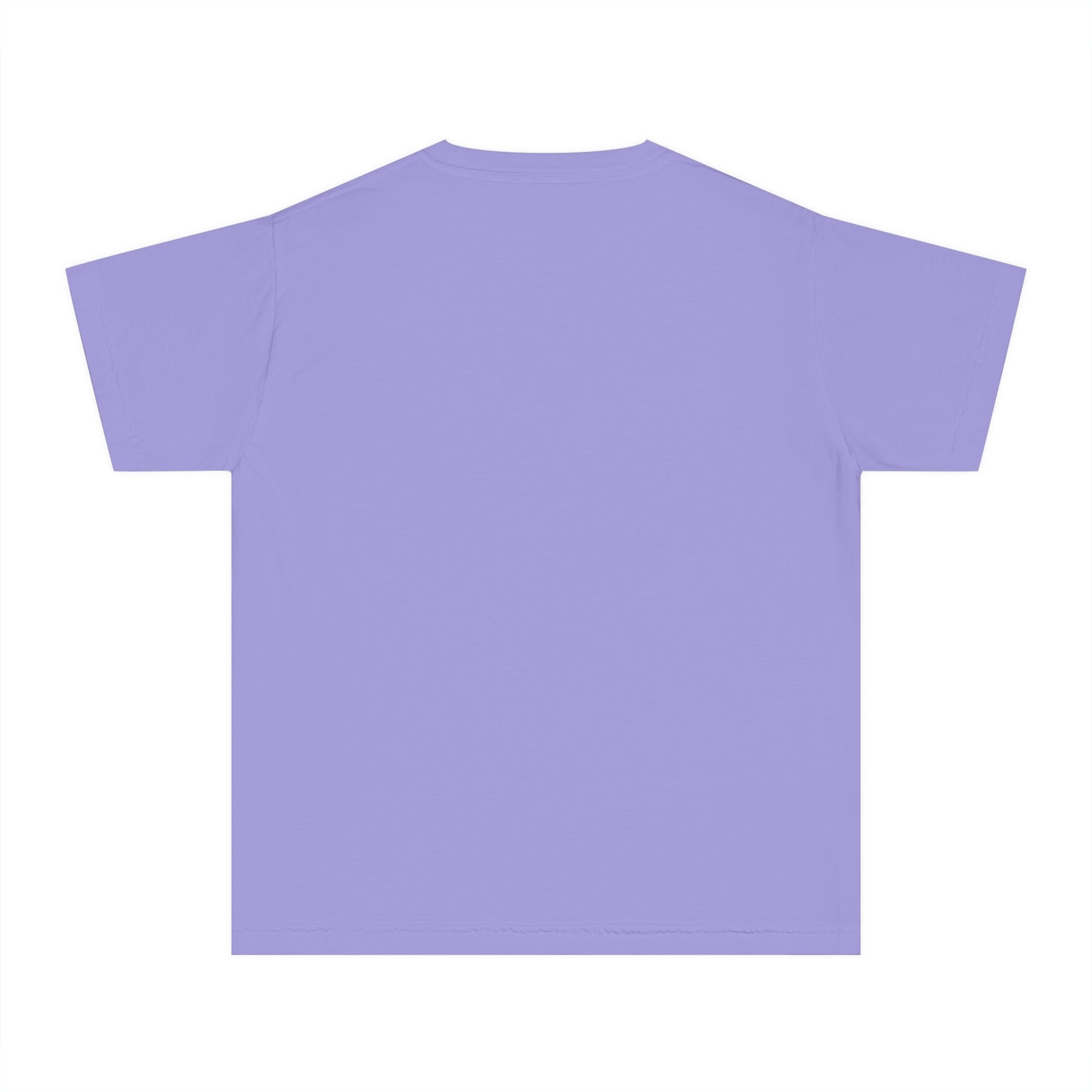 Michigan Upper Peninsula T-Shirt (w/ Azure UP Outline) | Youth Garment-Dyed