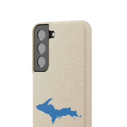 Michigan Upper Peninsula Biodegradable Phone Cases (w/ Azure UP Outline) | Samsung Android