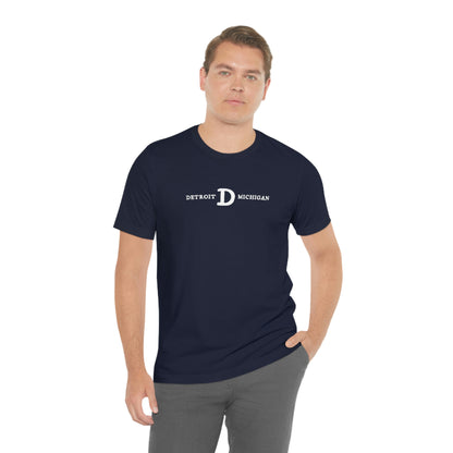 'Detroit Michigan' T-Shirt (w/ Old French D) | Unisex Standard Fit