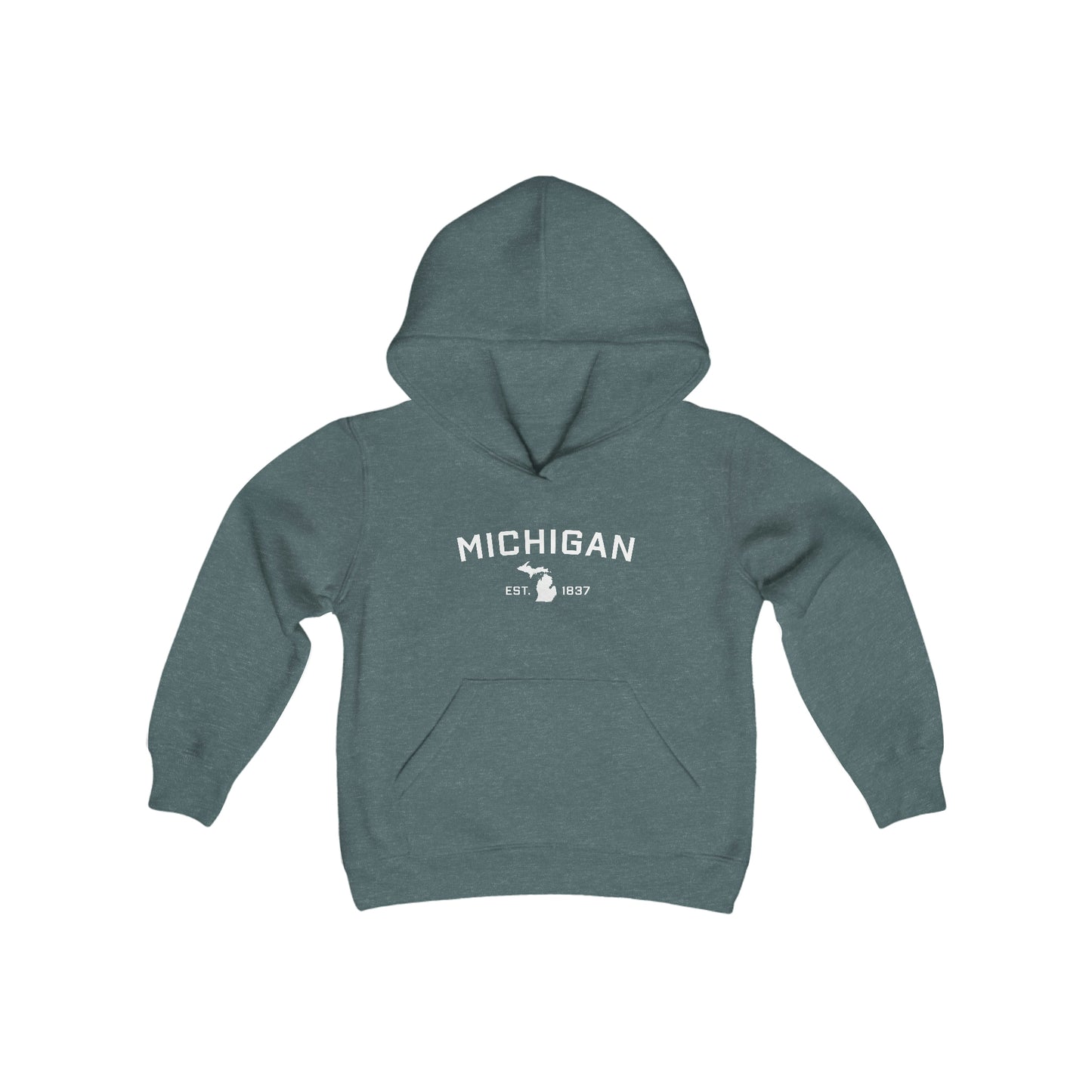 'Michigan EST 1837' Hoodie | Unisex Youth