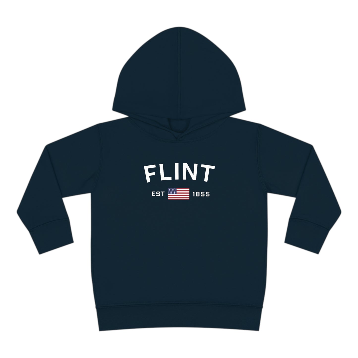 'Flint EST 1855' Hoodie (Whimsical Sans Font) | Unisex Toddler