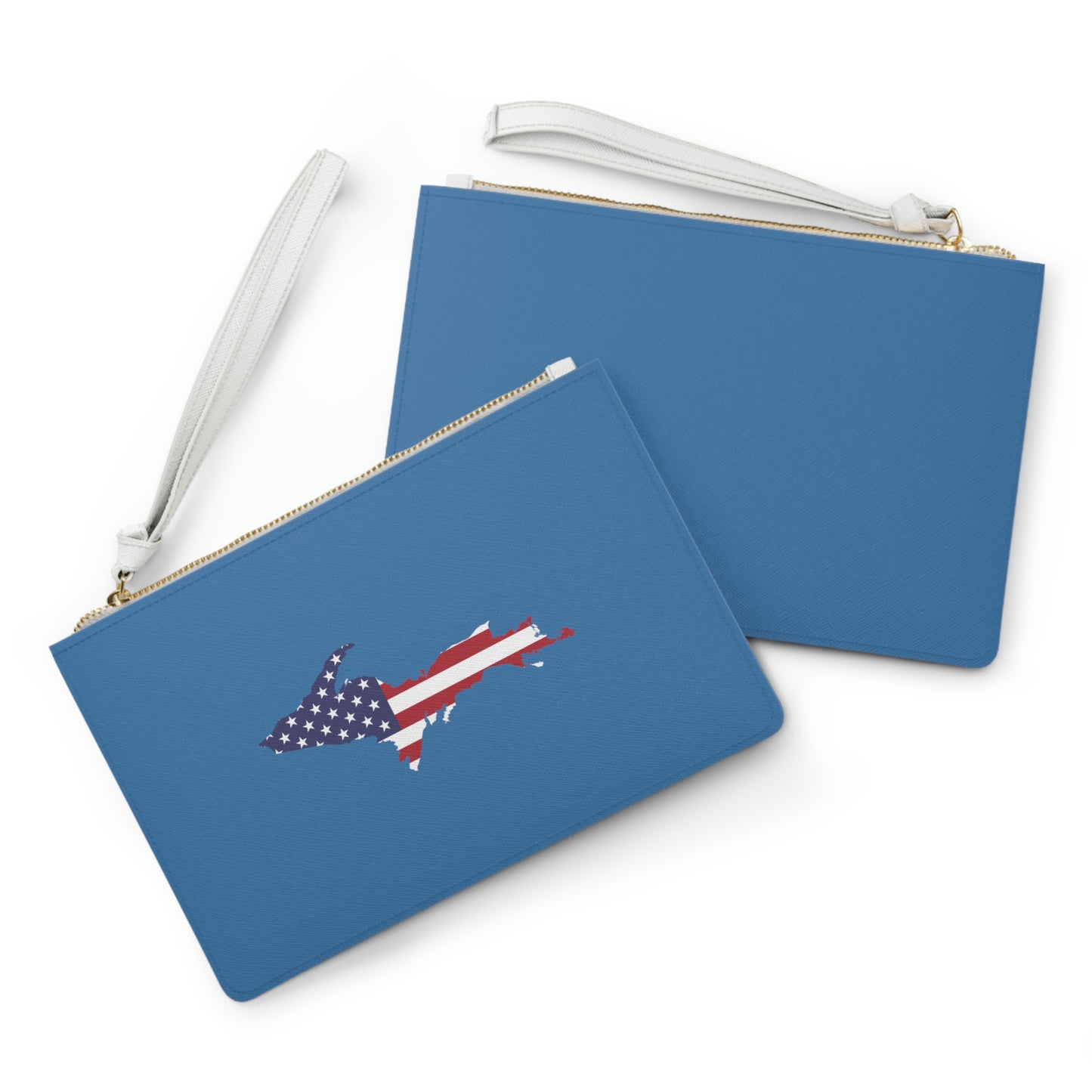 Michigan Upper Peninsula Clutch Bag (Lake Superior w/UP USA Flag Outline)