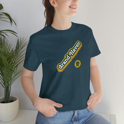 'Grand Haven - Authentically Michigan' Parody T-Shirt | Unisex Standard Fit