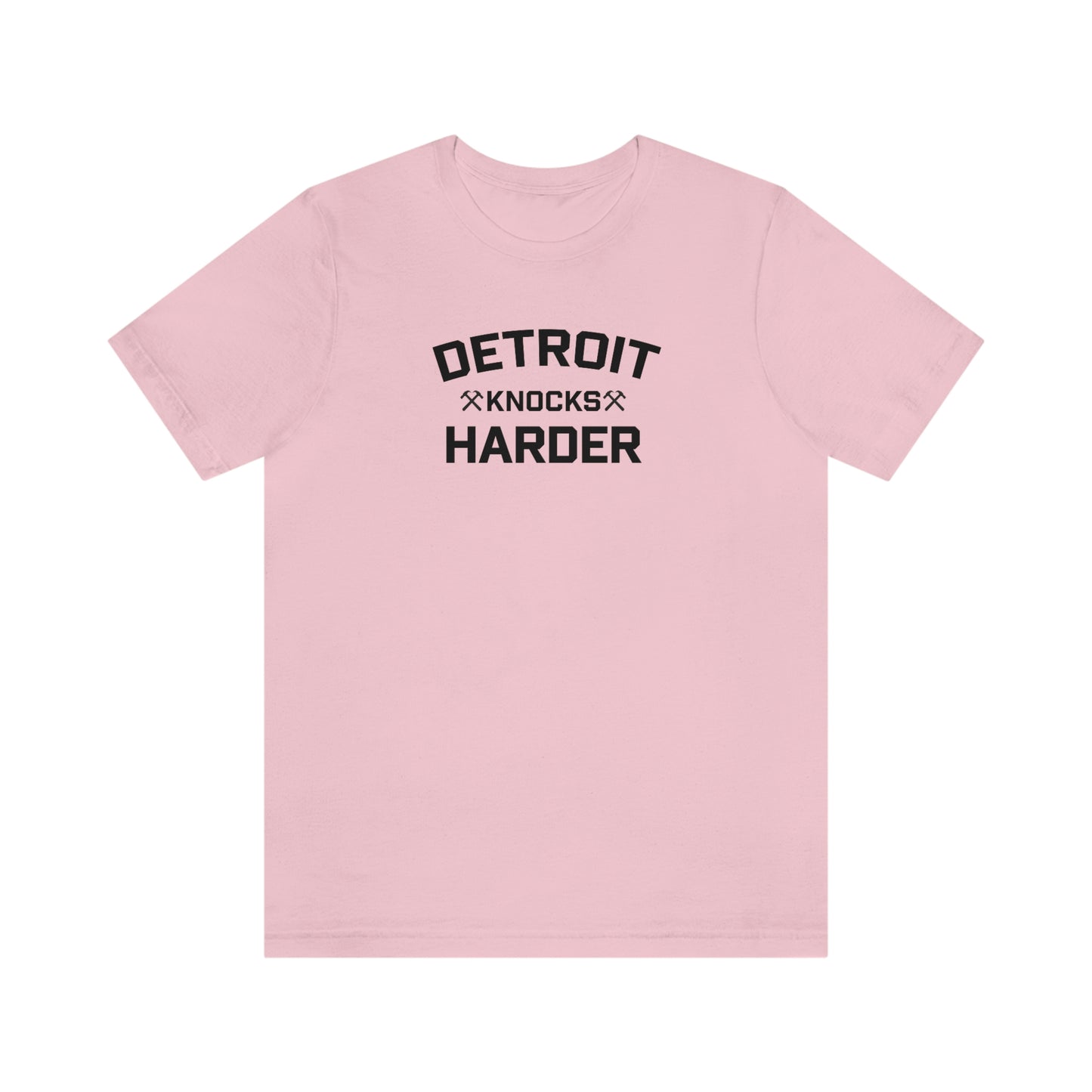 'Detroit Knocks Harder' T-Shirt | Unisex Standard Fit