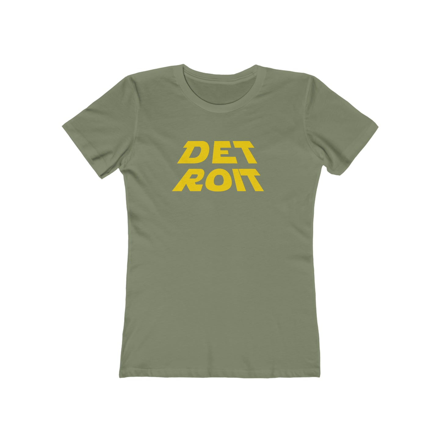 'Detroit 'T-Shirt (1970s Epic Sci-Fi Parody) | Women's Boyfriend Cut