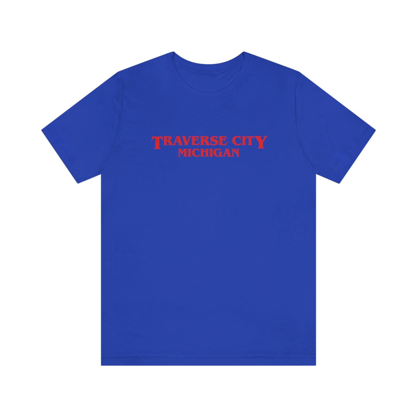 'Traverse City Michigan' ' T-Shirt (1980s Drama Parody) | Unisex Standard Fit